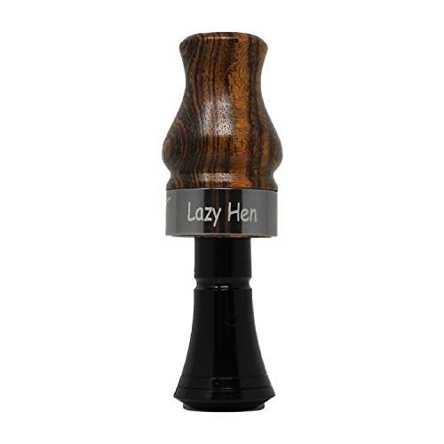 ESH Waterfowl Duck Call Lazy Hen - Double Reed Bocote Wood Duck Call - Duck Calls for Hunting - All Weather