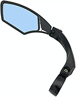 Hafny NEW Handlebar Bike Mirror, HD,Blast-resistant, Glass Lens, HF-MR095 (Anti-glare left)