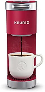 Keurig K-Mini Plus Maker Single Serve K-Cup Pod Coffee Brewer, Comes with 6 to 12 Oz. Brew Size, Storage, and Travel Mug Friendly, Cardinal Red