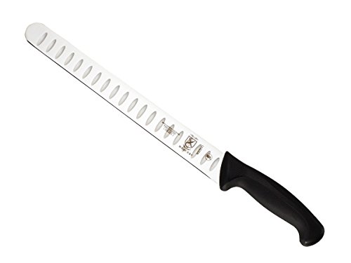 Mercer Culinary M23011 Millennia 11-Inch Granton Edge Slicer, Black