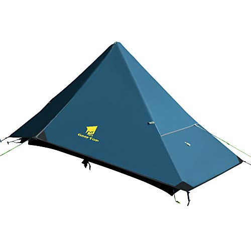 GEERTOP Lightweight 1 Person 4 Season Tent for Backpacking Waterproof Single Person Camping Tent for Outdoor Travel Hiking Mountaineering - Easy to Set