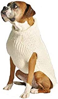 Chilly Dog Tural Cable Dog Sweater, X-Large