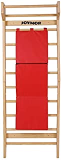 JOYMOR Gymnastics Wood Stall Bar, Multi-Use Exercise Ladder- Wall Mounted Pull Up Bar-Physical Therapy & Gymnastics Ladder for Stretching and Various Exercises,Indoor Home Gym Workout Yoga