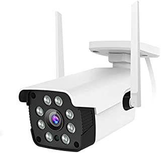 Security Camera Outdoor, 1080P WiFi Surveillance Camera for Home Security, with Night Vision, 8X Digital Zoom, A.I. Motion Detection, Instant Alert, IP66 Waterproof, 2-Way Audio, Cloud Storage/SD Card