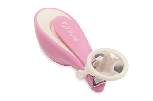 World No. 1 Three Seven (777) Baby Pink Nail Clipper with Magnifier. MADE IN KOREA. Since 1975. (Baby Pink)