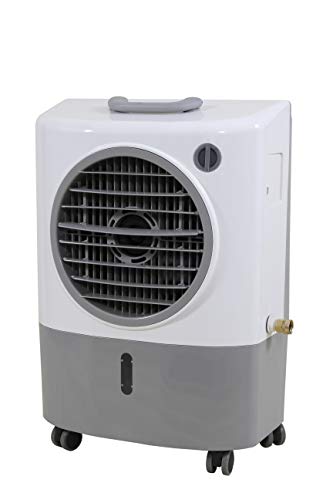 Hessaire MC18M Portable Evaporative Cooler  Gray, 1300 CFM, Cools 500 Square Feet