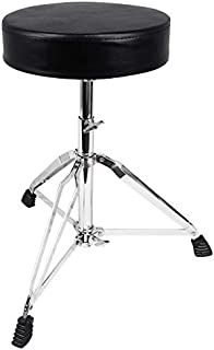 Rockville RDS30 Deluxe Thick Padded Foldable Drum Throne Stool Adjustable Height