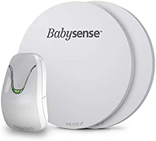 Babysense Under-The-Mattress Baby Movement Monitor, The Original Non-Contact Infant Monitor, Full Bed Coverage with 2 Sensor Pads, Now with Enhanced Sensitivity, Model: Babysense 7