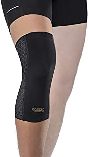 Copper Fit Unisex-Adult's Freedom Knee Compression Sleeve, black, Large