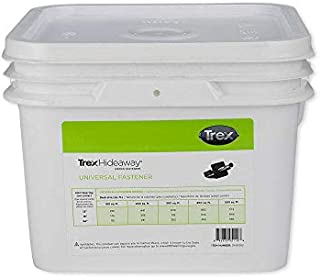 Trex Hideaway Universal Hidden Deck Fastener Clip 500 SQFT Bucket