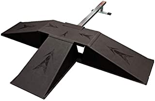 Ten Eighty Skatepark Set with 40-in. Grind Rail, 3 Ramps, and Tabletop, Black