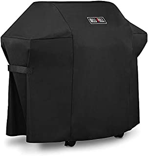 MissGrill Grill Cover 7106 Cover for Weber Spirit 200 and 300 Series Gas Grill (Compared to 7106)52 x 43-Inch Heavy Duty Waterproof & Weather Resistant Outdoor Barbeque Grill Covers