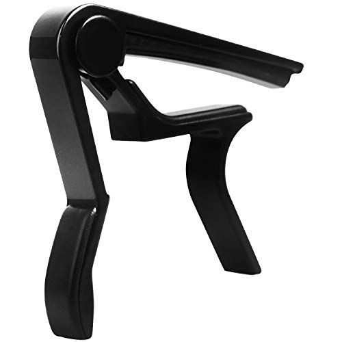 Guitar Capo, 6-String Acoustic & Electric Guitar Capo,SIIWOO Guitar Capo Acoustic(Black)