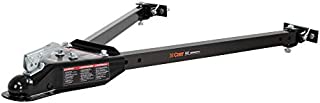 CURT 19745 Adjustable Car RV Tow Bars for Flat or Dinghy Towing, 5,000 lbs, 2-Inch Coupler