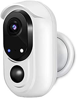 WOHOME Wireless Rechargeable Battery Powered WiFi Camera Outdoor/Indoor,1080P Home Security Camera with Night Vision,2 -Way Audio,Cloud,IP65 Waterproof,Works with Alexa/Google