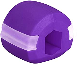 Jaw Exerciser- Jaw Exerciser for Men&Women to Slim and Define Jaw&Neck and Face Jaw Exercise Ball Make Face Lift Chin Slimming(purple)