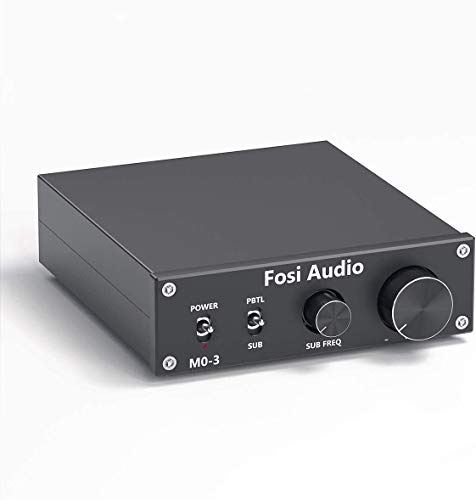 Fosi Audio Subwoofer Amplifier 200 Watt Mono Audio Amp with Full-Frequency and Sub Bass Switchable