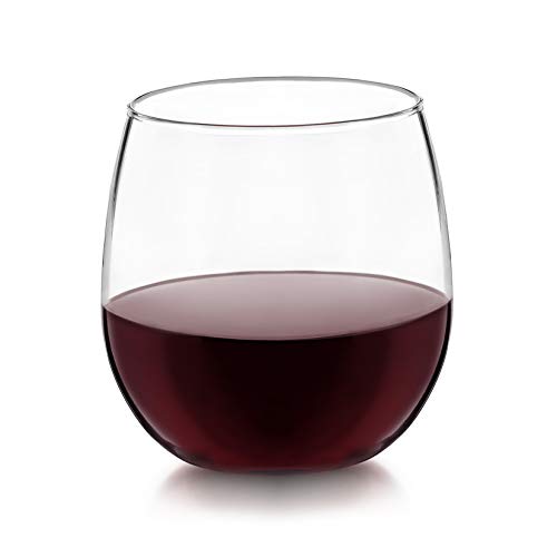 Libbey Stemless 4-piece Red Wine Glass Set