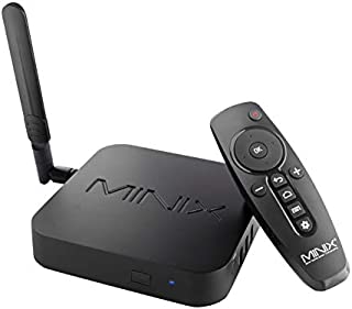 MINIX Android 9.0 Pie Media Hub 4K Ultra HD HDR10+4GB DDR4/32GB eMMC HDMI 4K @ 60Hz 3 x USB 3.0 USB-C [data only] GLAN AC Wi-Fi TF Card (NEO U22-XJ)