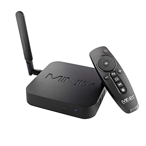 MINIX Android 9.0 Pie Media Hub 4K Ultra HD HDR10+4GB DDR4/32GB eMMC HDMI 4K @ 60Hz 3 x USB 3.0 USB-C [data only] GLAN AC Wi-Fi TF Card (NEO U22-XJ)