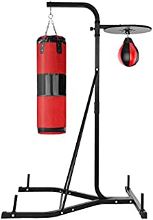 Yirise Boxing Rack with Heavy Bag, Heavy-Duty Punching Bag Rack Free Standing Boxing Bag for Home Fitness for Adult Youth, Kickboxing Bags,Heavy Punching Bag,Speed Ball,Fitness Sandbag Boxing Rack