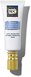 RoC Retinol Correxion Anti-Aging Eye Cream for Sensitive Skin, Anti-Wrinkle Treatment with Milder Retinol Formula, 0.5 Ounce