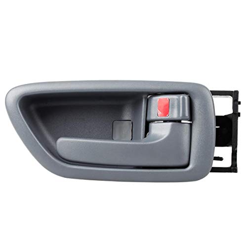 AUTEX 1pc Gray Interior Front/Rear Right (Passenger Side) Door Handle 81225 TO1353156