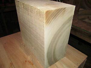 Large Thick Cottonwood Salad Bowl Blank Lumber Lathe Wood Turning 12 X 12 X 5''