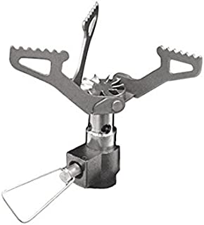 BRS Portable Folding Ultralight Camping Stove Outdoor Gas Burner Cooking Stove Titanium 25g