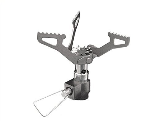 BRS Portable Folding Ultralight Camping Stove Outdoor Gas Burner Cooking Stove Titanium 25g