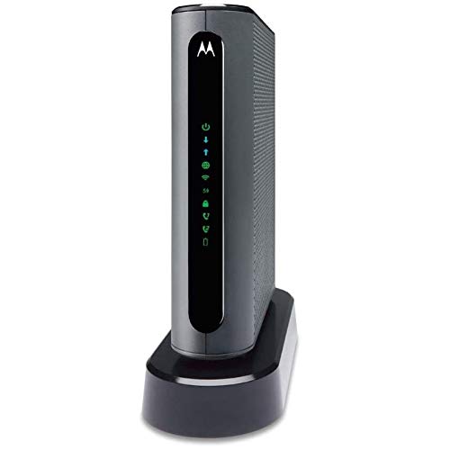 Motorola MT7711 24X8 Cable Modem/Router with Two Phone Ports, DOCSIS 3.0 Modem, and AC1900 Dual Band WiFi Gigabit Router, for Comcast XFINITY Internet and Voice