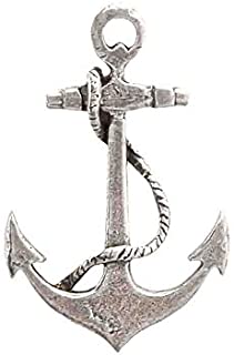 Antique Pewter Anchor Pin A1026