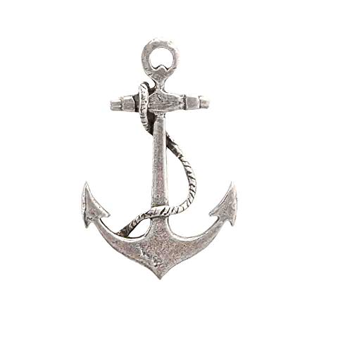 Antique Pewter Anchor Pin A1026