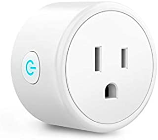 WiFi Smart Plug - Smart Outlets Work with Alexa, Google Home Assistant, Aoycocr Remote Control Plugs with Timer Function,ETL/FCC/Rohs Listed Socket, White(1 Pack)