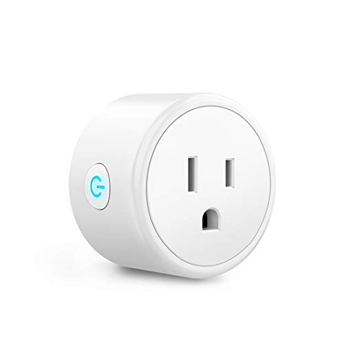 WiFi Smart Plug - Smart Outlets Work with Alexa, Google Home Assistant, Aoycocr Remote Control Plugs with Timer Function,ETL/FCC/Rohs Listed Socket, White(1 Pack)