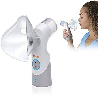 Crane Cordless Rechargeable Warm and Cool Mist Steam Inhaler EE-5948 Provides Instant Relief from Allergies, Cold, Flu, Congestion and Sinus Irritations for Children and Adults