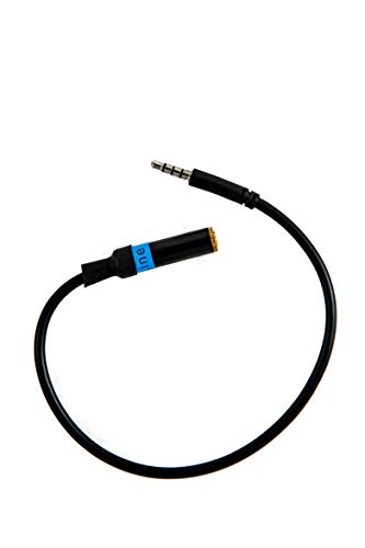 Headset Buddy Line-Level Audio Adapter with Built in Attenuation for iPhone, Smartphones, Soundboards and Mixers (iPhone-Mic-Line)