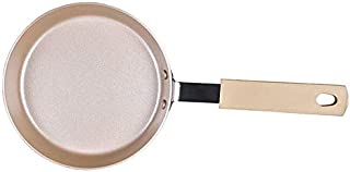 JTJxop Omelette Pan/Egg Pan, Mini Non-Stick Frying Pan, 100% PFOA-Free, with Anti Scalding Handle, for Gas Stove and Induction Hob Compatible 13.55×2.1Cm