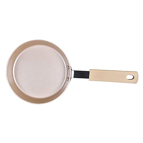 JTJxop Omelette Pan/Egg Pan, Mini Non-Stick Frying Pan, 100% PFOA-Free, with Anti Scalding Handle, for Gas Stove and Induction Hob Compatible 13.55×2.1Cm