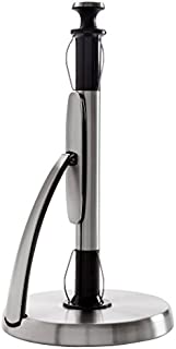 OXO Good Grips SimplyTear Standing Paper Towel Holder, Brushed Stainless Steel