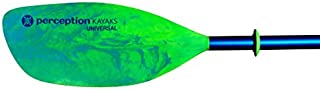 Perception Kayak Universal Kayak Paddle (2 Piece), Lime/Blue, 230cm/90.5