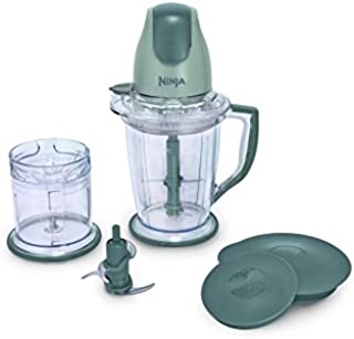 Ninja 400-Watt Blender/Food Processor for Frozen Blending, Chopping and Food Prep with 48-Ounce Pitcher and 16-Ounce Chopper Bowl (QB900B), Silver