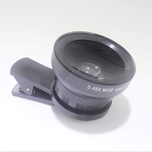 4K HD Optical Macro + 0.45X Ultra Wide-Angle Lens kit Our Phone Lens kit is Compatible with Most Smart phoneseasy to use and Dont Worry About The Compatibility