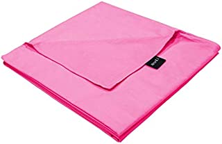 ZonLi 48''x72'' Pink Duvet Cover, Twin Size Removable Duvet Cover for Weighted Blanket