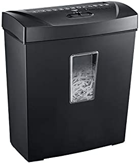 Bonsaii Paper Shredder, 12 Sheet Cross Cut Document and Credit Card Shredder for Home Use, Black(C170-C)