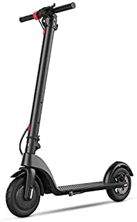 BEEYEO Electric Scooter, X7 Updated Scooters for Adults with Three Speeds Up to 15.5 Miles 13.6 MPH Portable Folding Commuting Electric Scooters 8.5