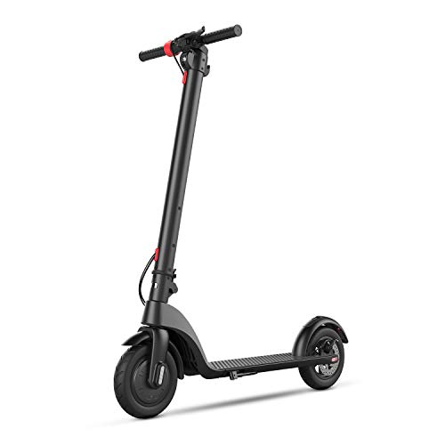 BEEYEO Electric Scooter, X7 Updated Scooters for Adults with Three Speeds Up to 15.5 Miles 13.6 MPH Portable Folding Commuting Electric Scooters 8.5