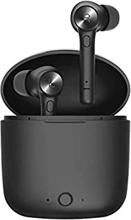 Bluetooth 5.0 Wireless Earbuds, Bluedio Hi(Hurricane) TWS Wireless Earbud Headphones in-Ear Earphones with Charging Case, Mini Car Headset Built-in Mic for Cell Phone/Running/Android, 5Hrs Playtime