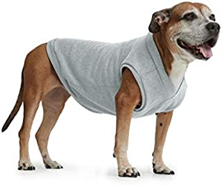 ESPAWDA Casual Stretch Comfort Cotton Dog Sweatshirt Sweater Vest for Small Dogs, Medium Dogs, Big Dogs (X-Large, Coyote Grey)