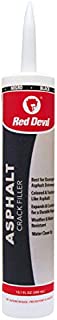 Red Devil 0637 Acrylic Asphalt Crack Filler Sealant, 1 Pack, Black